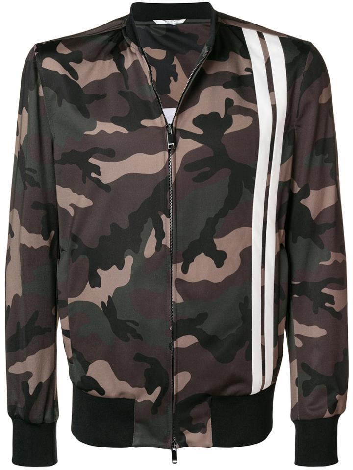 Valentino Camouflage Track Jacket - Green
