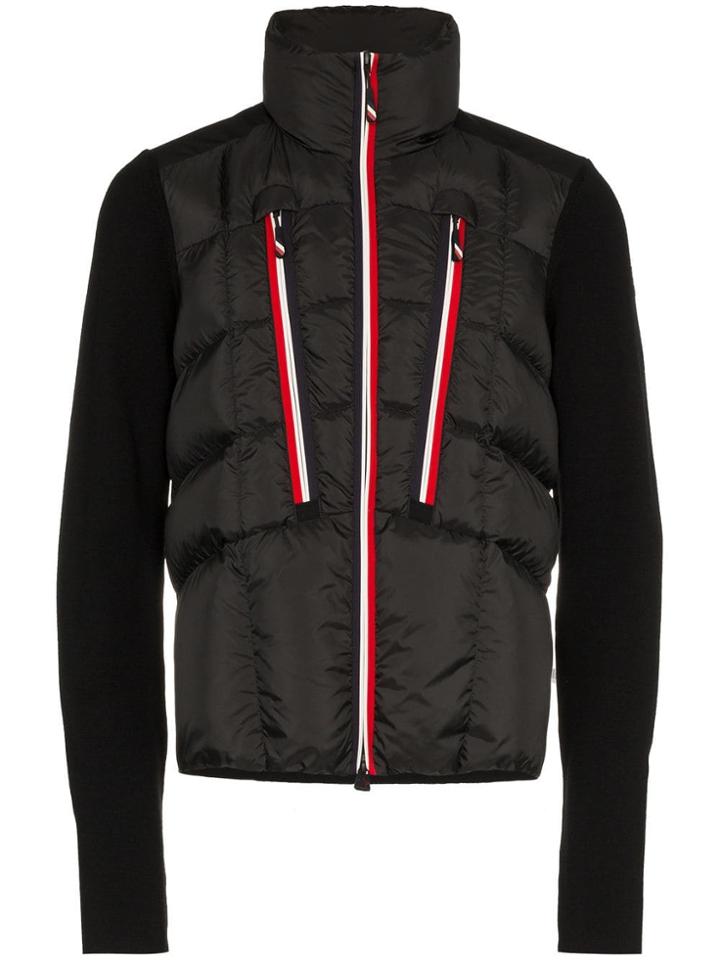 Moncler Grenoble Quilted Feather Down Zip Jacket - Black