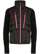 Moncler Grenoble Quilted Feather Down Zip Jacket - Black