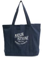 Maison Kitsuné Palais Royal Shopping Bag - Blue
