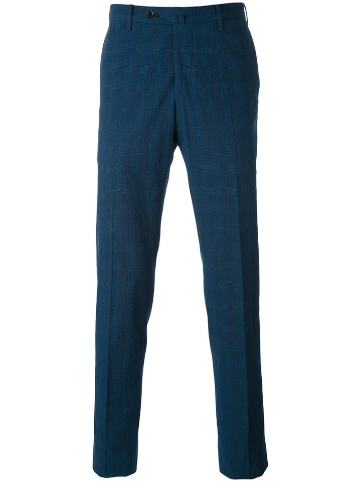 Pt01 - Straight Leg Chinos - Men - Cotton/spandex/elastane - 50, Blue, Cotton/spandex/elastane