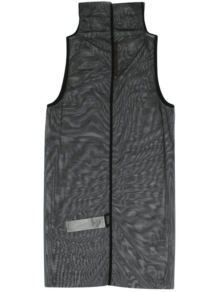 Rick Owens Lilies - Tulle Turtleneck Tank Top - Women - Polyamide/spandex/elastane - 42, Black, Polyamide/spandex/elastane