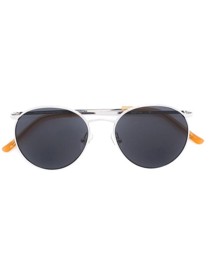 Linda Farrow Gallery Dries Van Noten '96 C1' Sunglasses, Adult Unisex, Grey, Acetate/stainless Steel