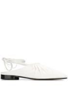 3.1 Phillip Lim Nadia Lace Up Ballet Flat - Neutrals