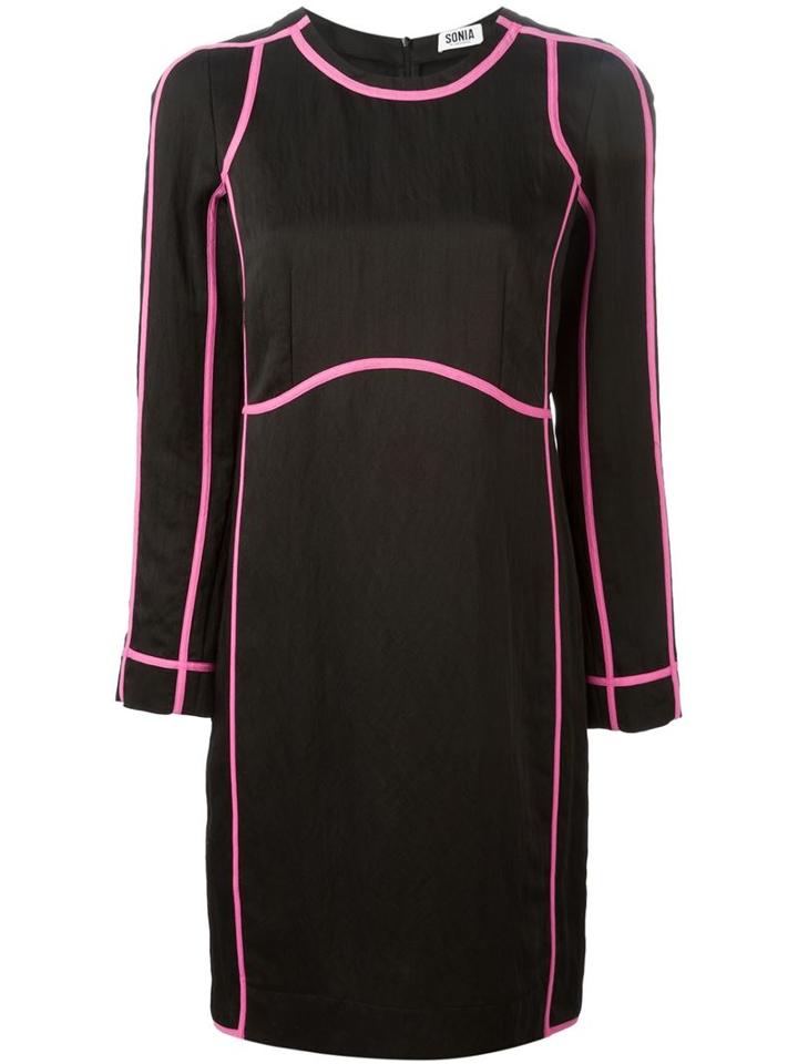 Sonia By Sonia Rykiel Outlined Fitted Dress