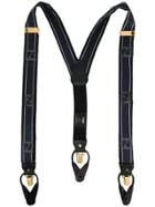 Fendi Ff-logo Print Braces - Blue