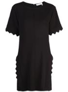 Chloé Scalloped Dress - Black