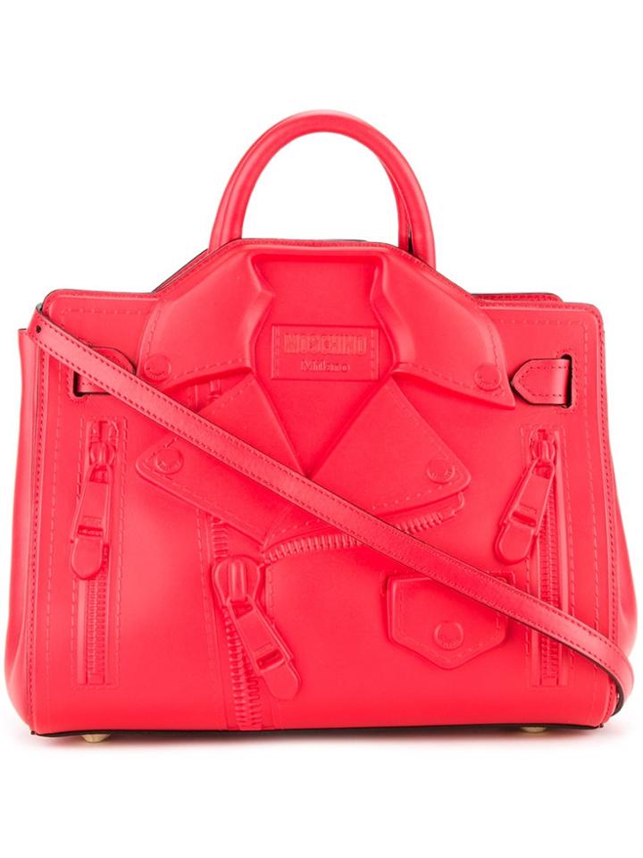 Moschino Biker Tote - Red