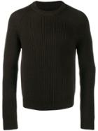 Maison Margiela Ribbed Jersey Sweatshirt - Brown