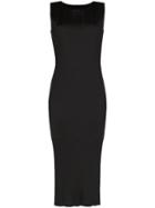 Pleats Please Issey Miyake Sleeveless Midi Dress - Black