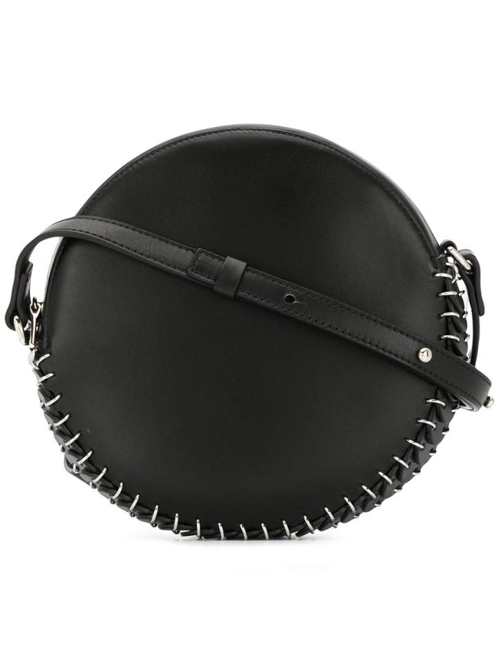 Paco Rabanne Round Shaped Clutch Bag - Black