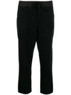 Gentry Portofino Cashmere Track Trousers - Black