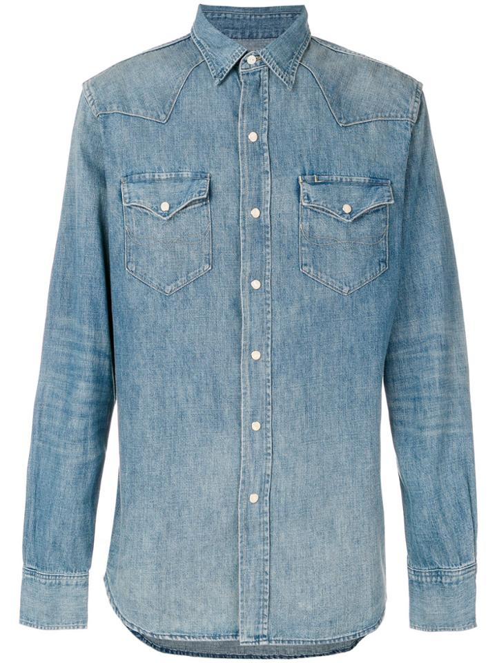 Polo Ralph Lauren Western Style Denim Shirt - Blue