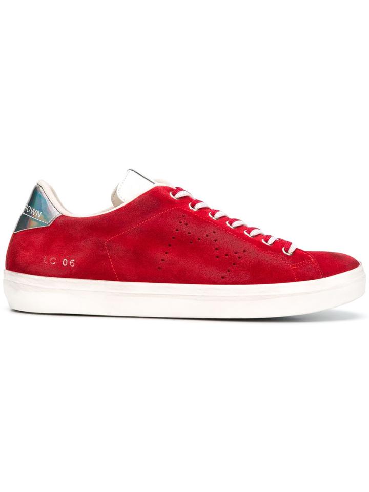 Leather Crown Mlc069 Sneakers - Red