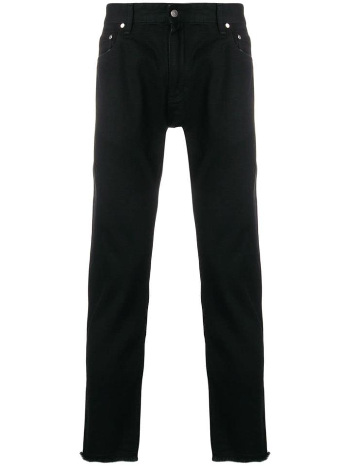 Represent Frayed Hem Jeans - Black