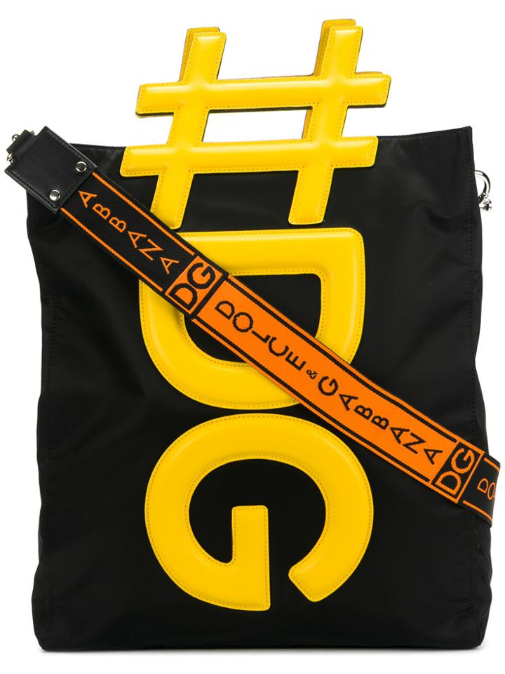 Dolce & Gabbana Hashtag Tote - Black