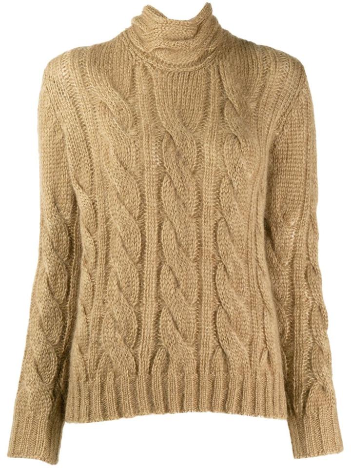 Prada Rear Tie Ribbon Jumper - Neutrals