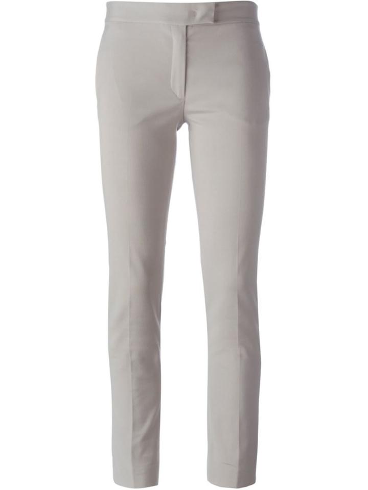 Joseph Slim Fit Trousers, Women's, Size: 40, Nude/neutrals, Cotton/viscose/spandex/elastane