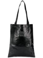 Rick Owens Drkshdw Slogan Shopper Tote - Black