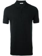 Versace Collection Printed Collar Polo Shirt, Men's, Size: Xs, Black, Cotton