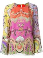 Etro Printed Longsleeved Top