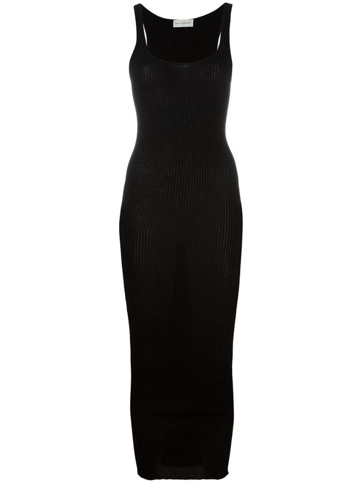 Faith Connexion Fitted Long Dress - Black