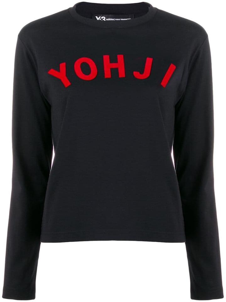 Y-3 Logo Top - Black