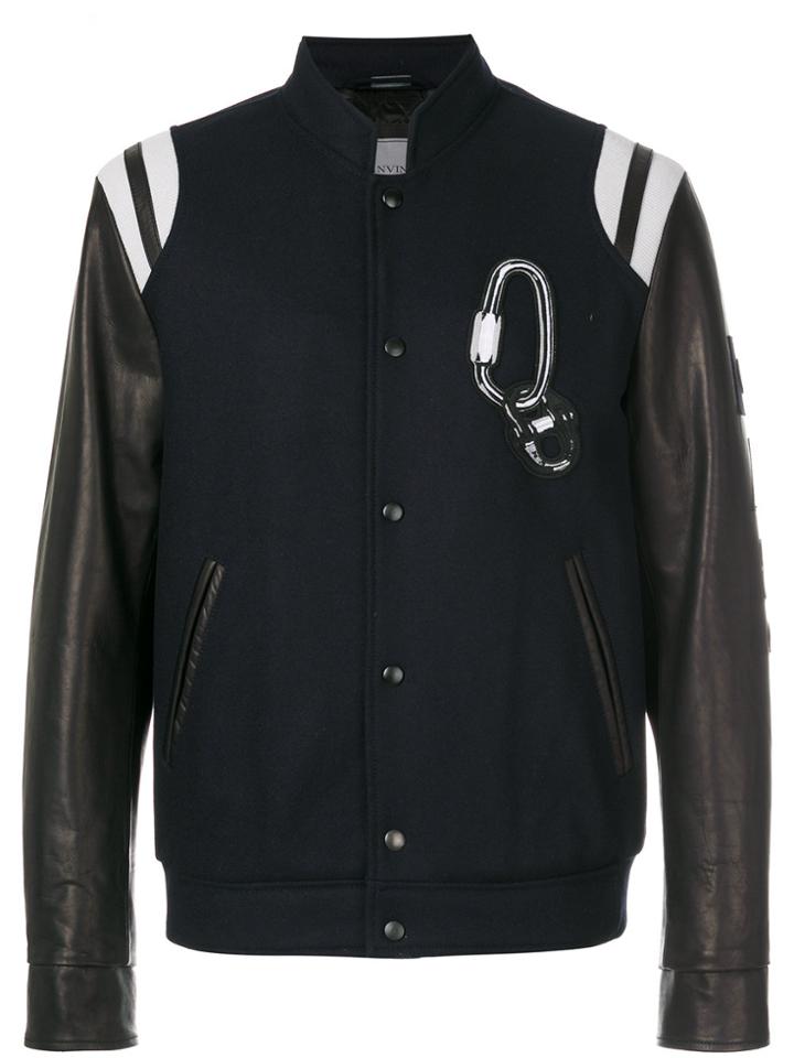 Lanvin College Bomber Jacket - Blue