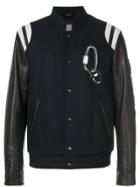 Lanvin College Bomber Jacket - Blue