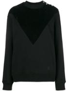 Givenchy Buttoned Shoulder Sweater - Black