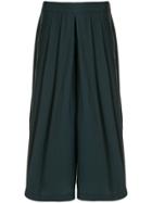 Vince Pleated Culotte Trousers - Green