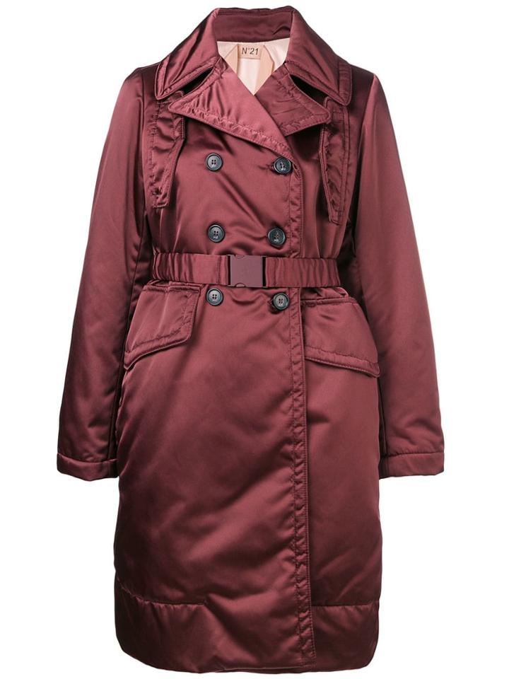 No21 Loose Fitted Coat - Red