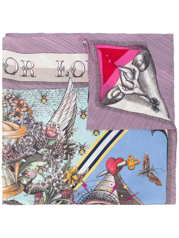 Gucci Pyramid Print Scarf - Multicolour