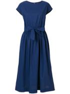 Woolrich Tie Waist Dress - Blue