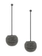 Fabiana Filippi Ball Chain Pendant Earrings - Silver