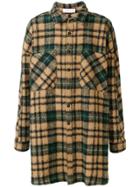 Faith Connexion Checked Shirt-style Coat - Green
