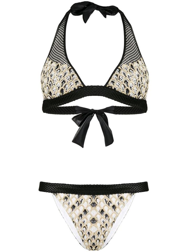 Missoni Mare Knitted Bikini - Black