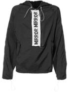 Off-white Mirror Mirror Anorak Jacket, Men's, Size: Small, Black, Polyamide/polyester