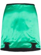 De La Vali Sofia Mini Skirt - Green