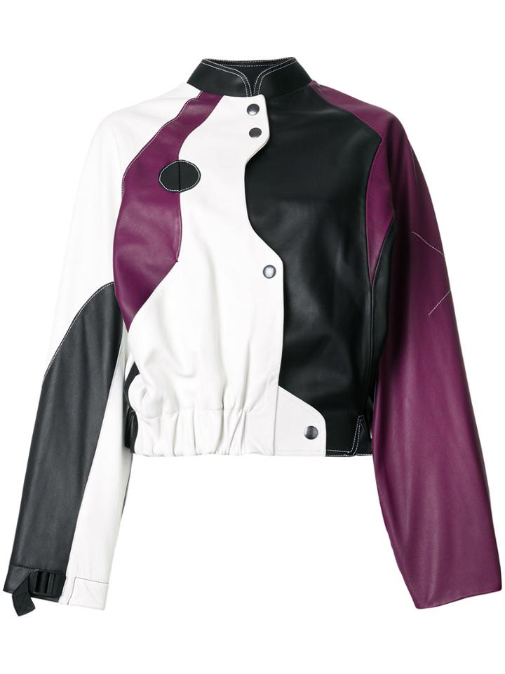 Vejas Colourblock Bomber Jacket - Multicolour