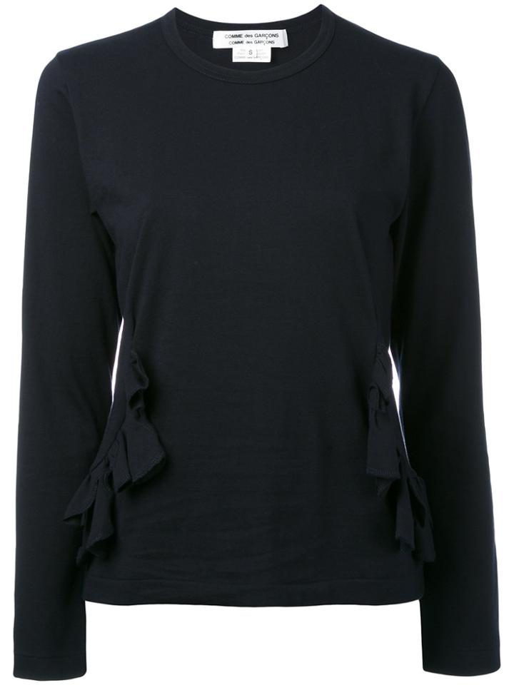 Comme Des Garçons Comme Des Garçons Frill Detail Blouse - Blue