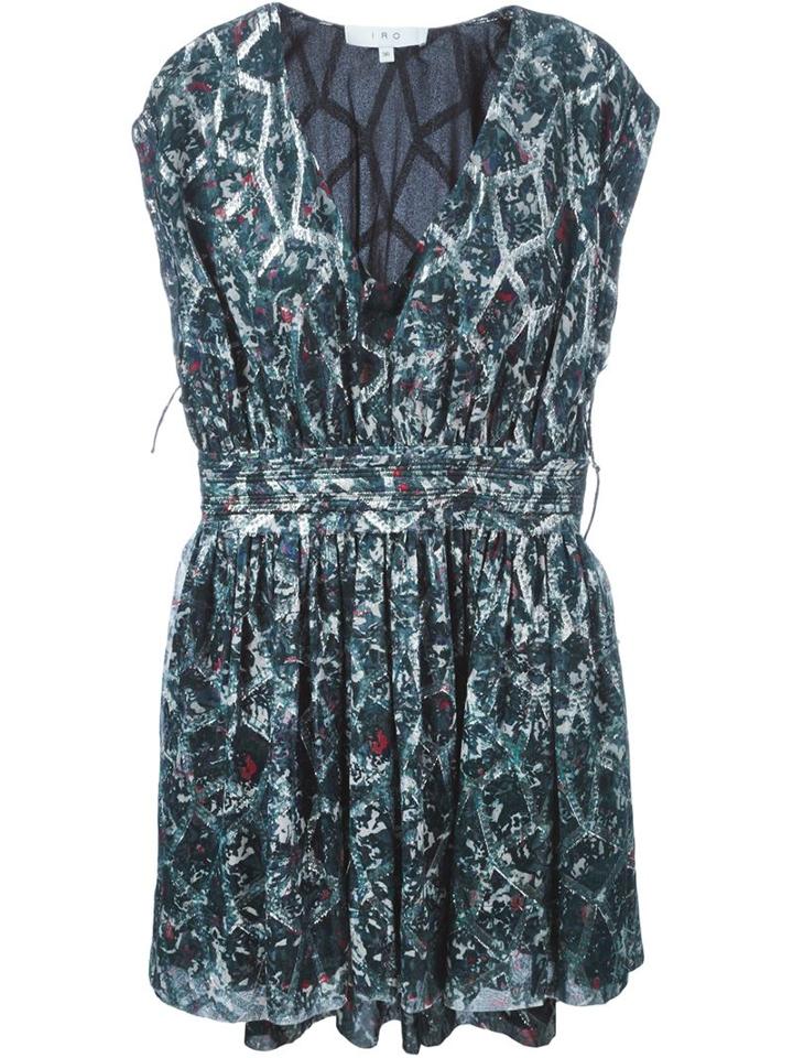 Iro 'flavia' Dress, Women's, Size: 38, Grey, Silk/nylon/polyester