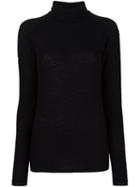 Forte Forte Turtleneck Pullover, Women's, Size: Ii, Black, Virgin Wool