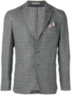 Paoloni Front Button Blazer - Grey