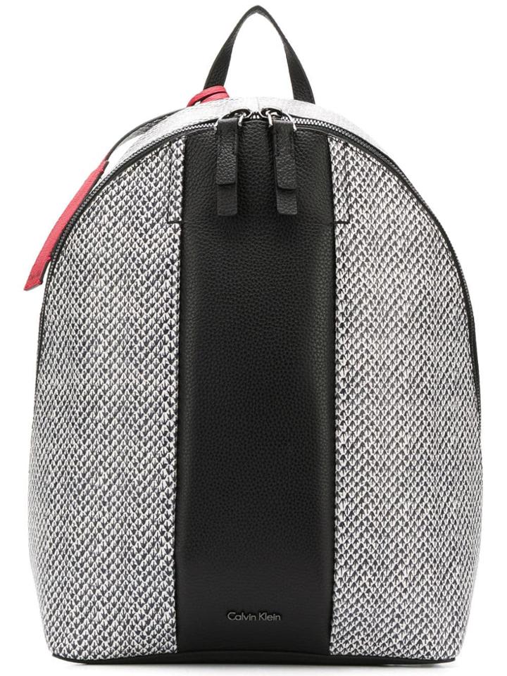 Calvin Klein Printed Backpack - Black