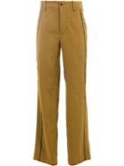 Uma Wang High-waisted Trousers - Brown