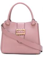 Burberry Buckle Detail Tote Bag - Pink & Purple