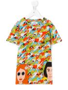 10x10 An Italian Theory Kids - Crowd Print T-shirt - Kids - Cotton - 4 Yrs