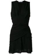 Iro Wrap Style Mini Dress - Black