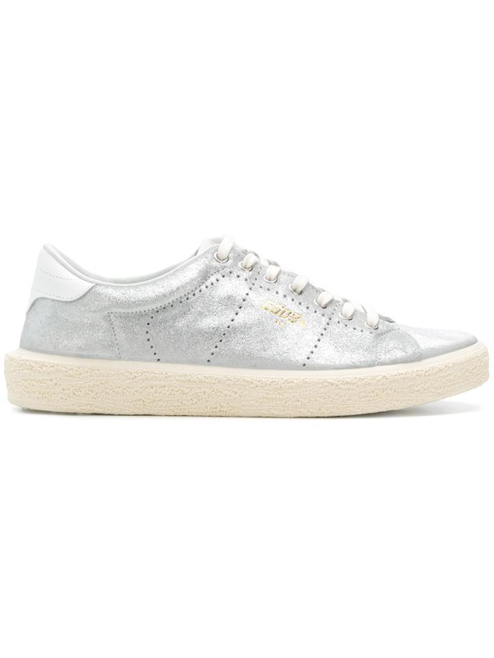 Golden Goose Deluxe Brand Glittery Sneakers - Metallic